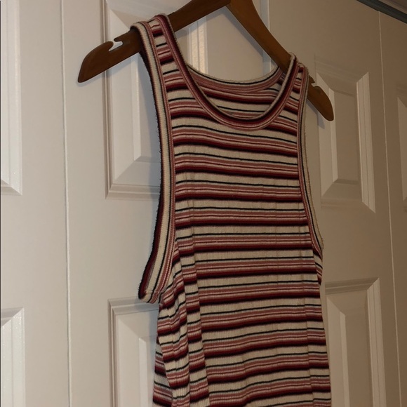 American Eagle ribbed tank top stripes size small - Picture 2 of 5